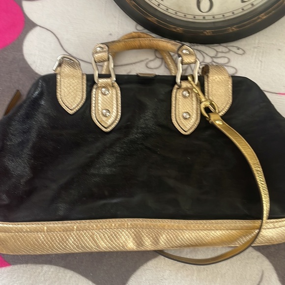 Maxx New York gold and black purse - Picture 6 of 7